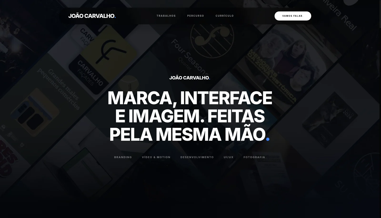 Portfólio pessoal construído pela Synapse