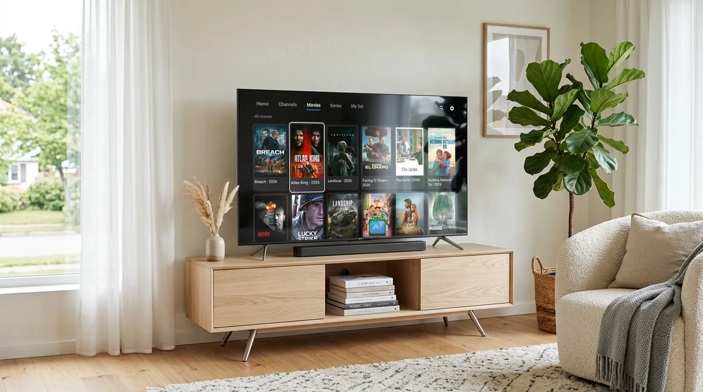 A grelha de filmes da NodeLogic TV